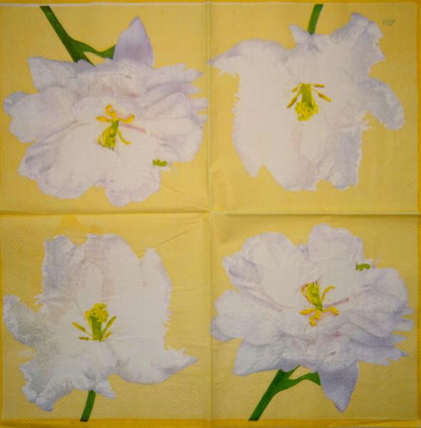 029 Rosen - 3-lagig (blau)